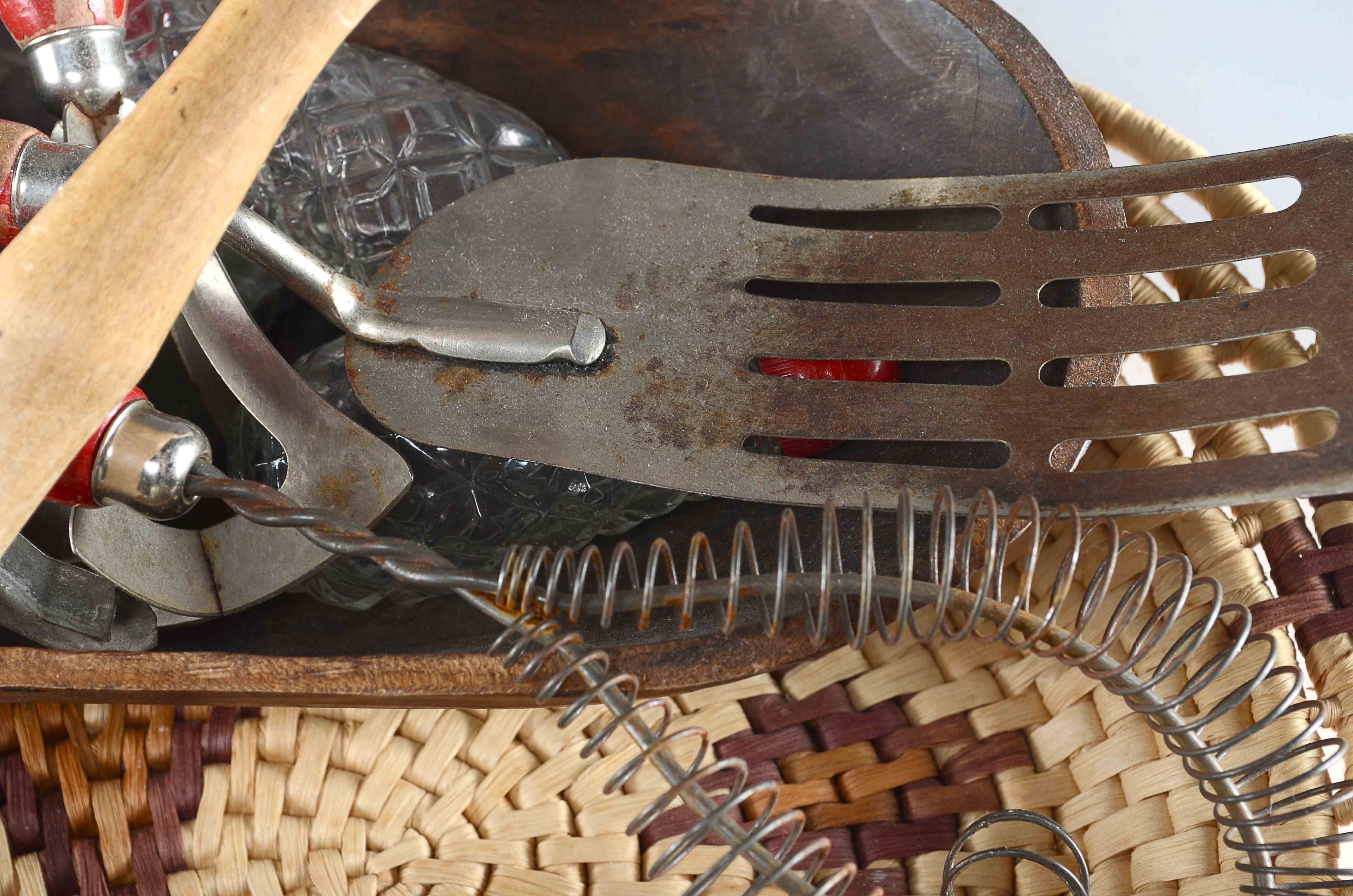 Grouping of Kitchen Tools & Dough Bowl