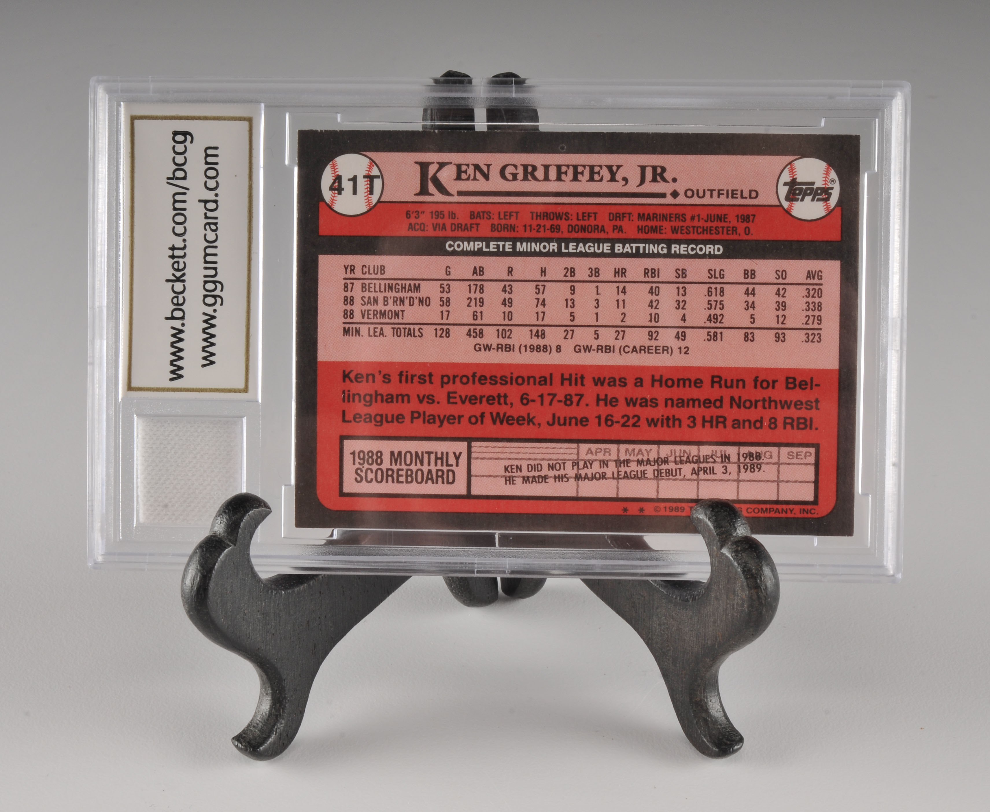  Ken Griffey Jr Rookie Card