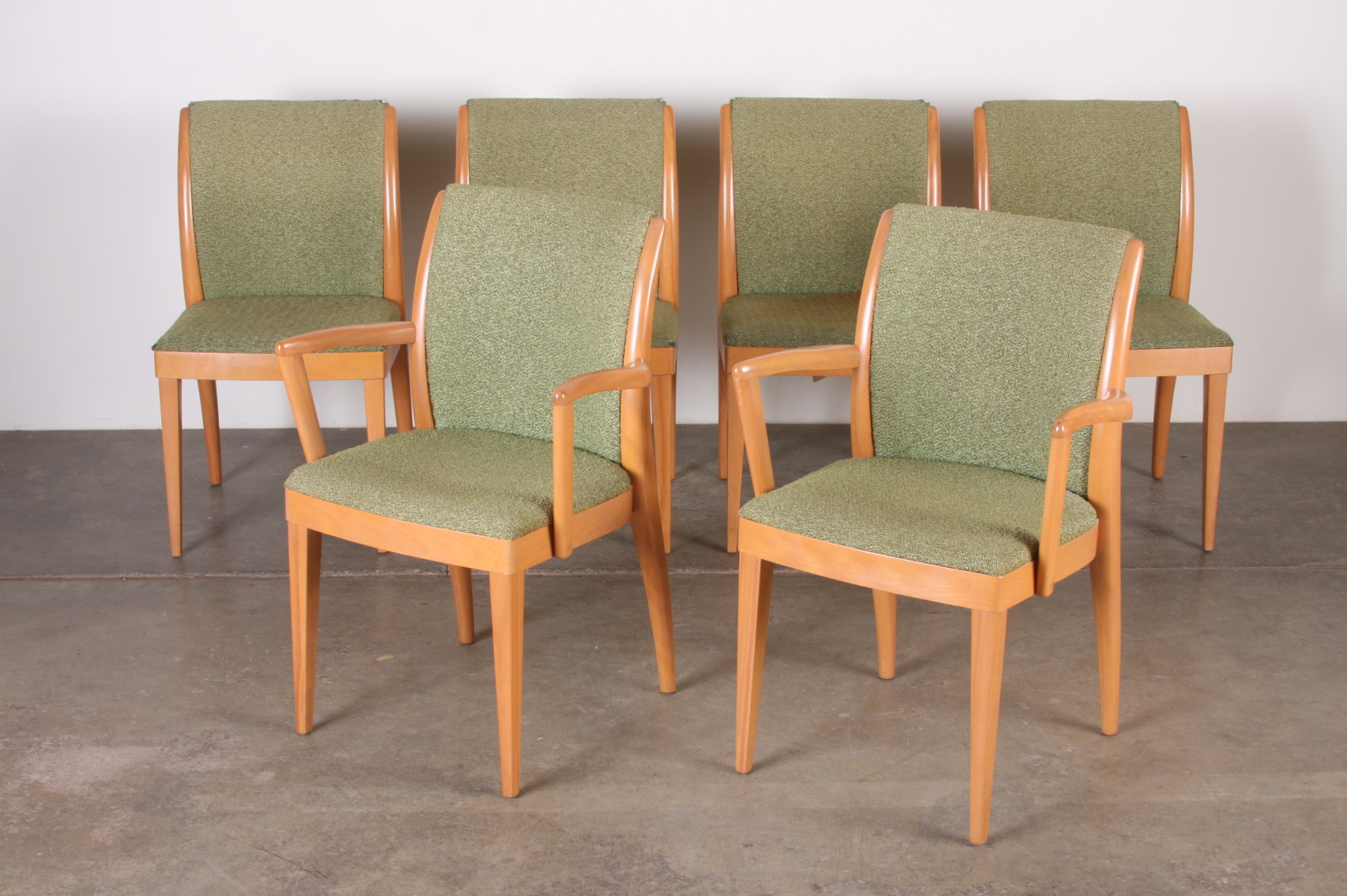 Mid Century Heywood Wakefield Dining Room Table and Chairs