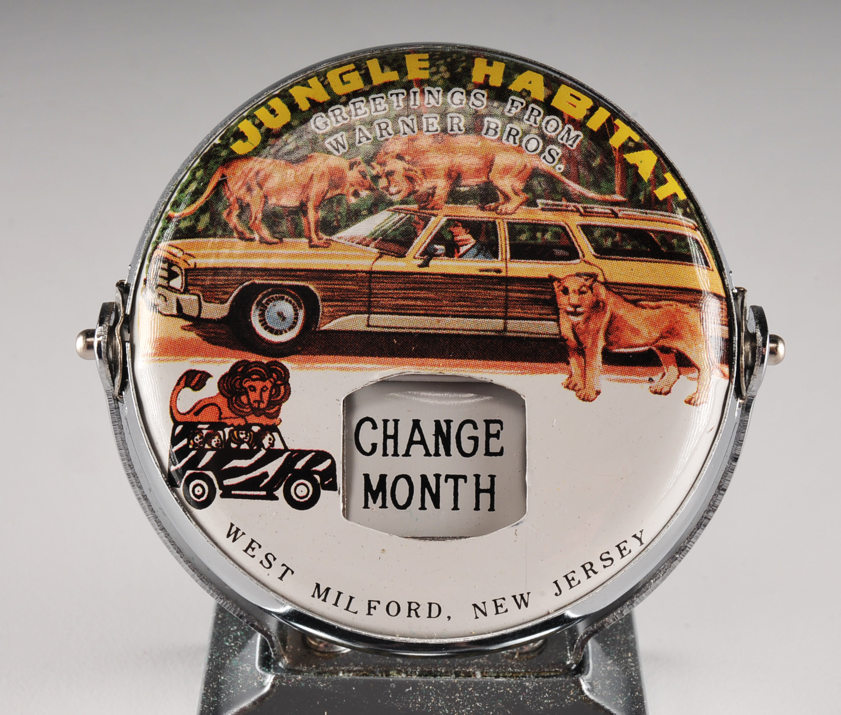 Vintage Warner Brothers Perpetual Desk Calendar