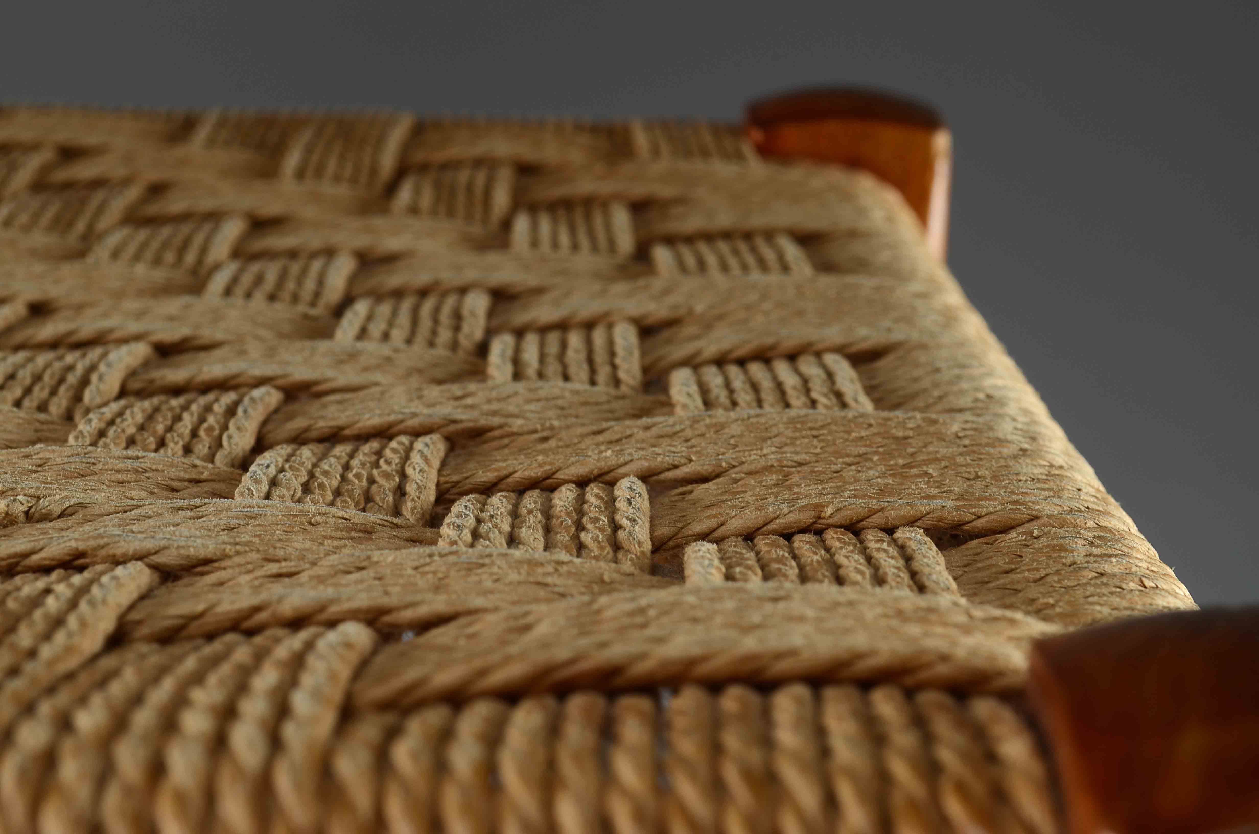 Modern Footstool, in the Style of Svegards Markaryd