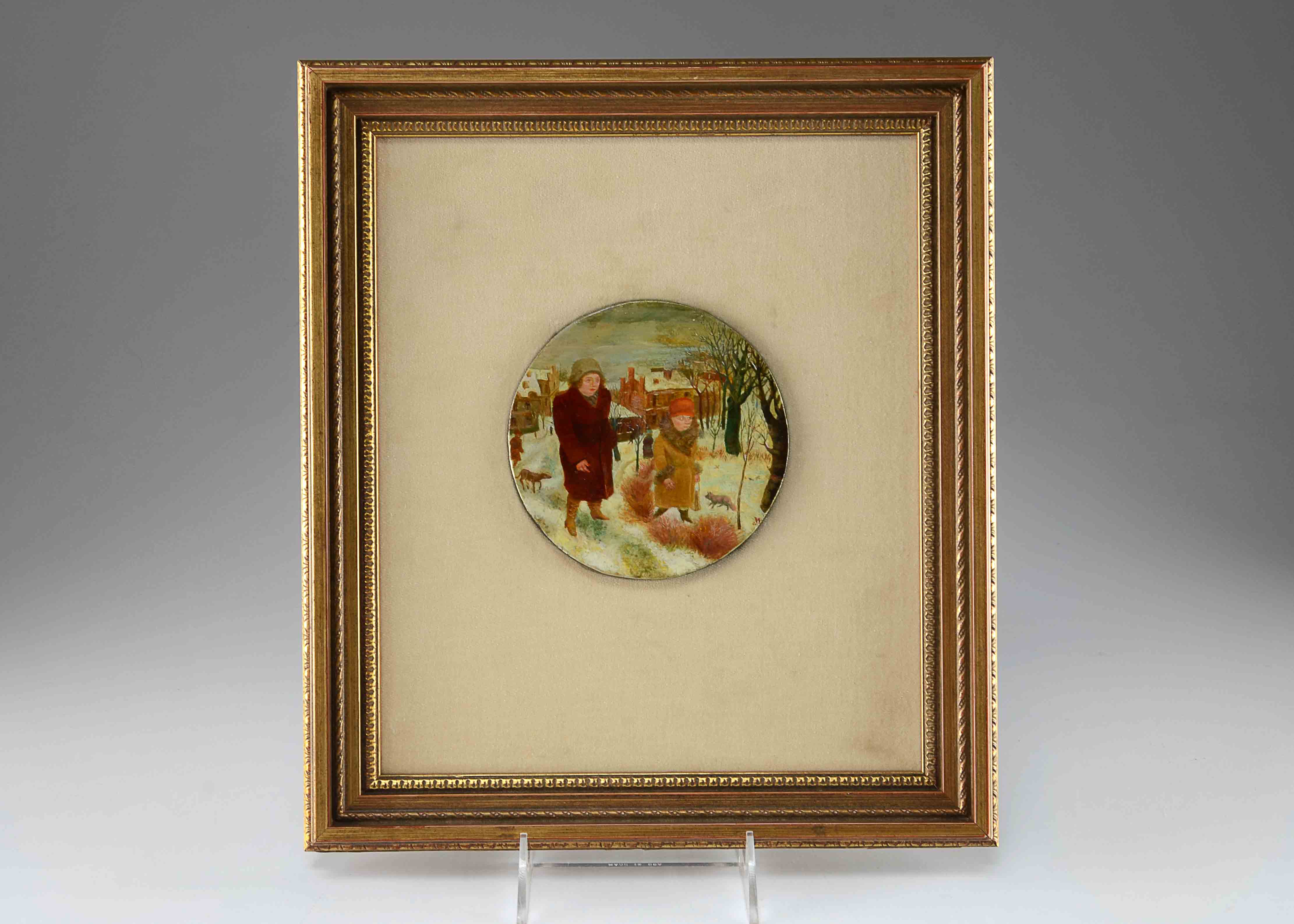 David Miretsky Miniature Oil and Lacquer on Panel