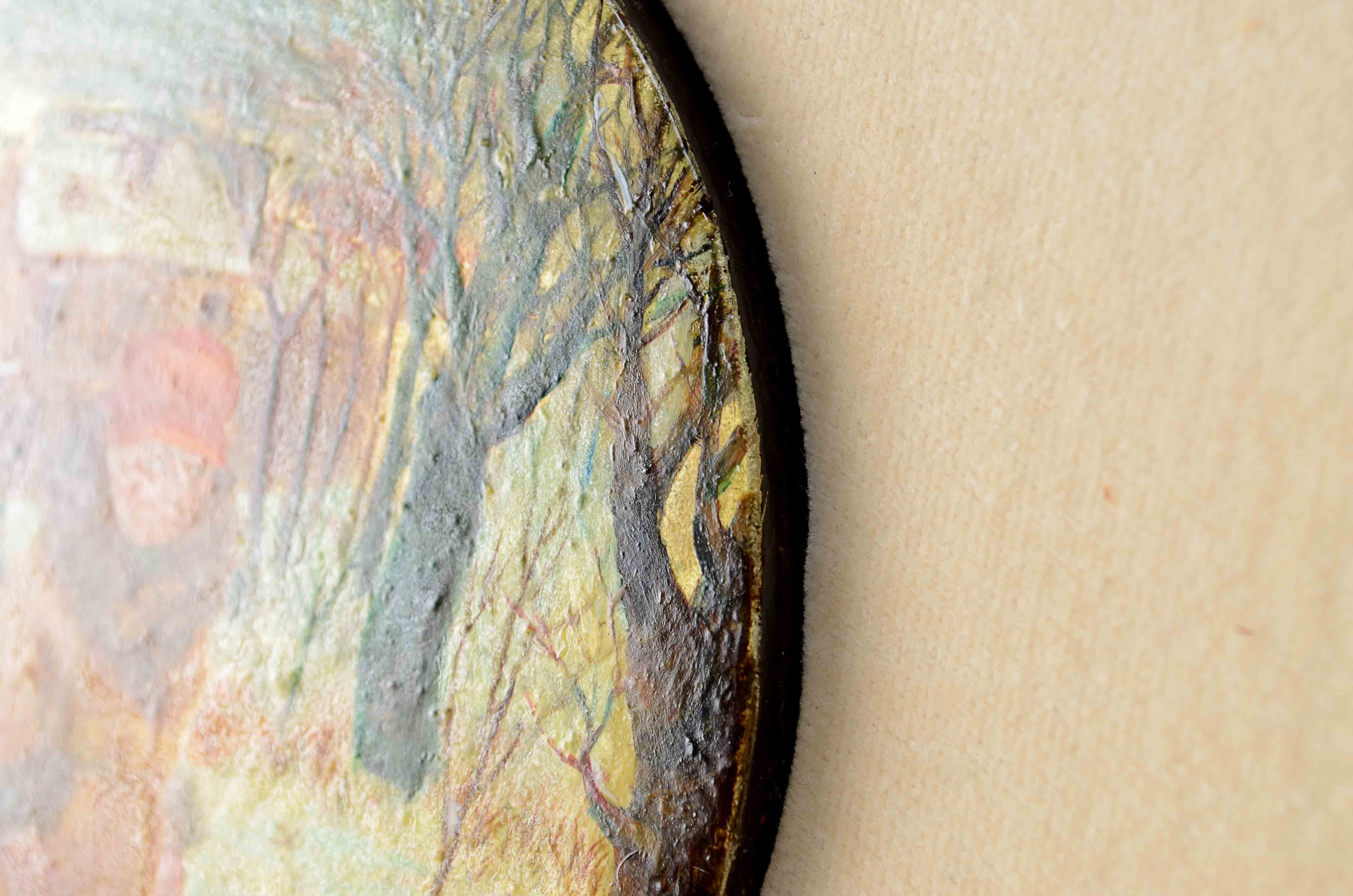 David Miretsky Miniature Oil and Lacquer on Panel