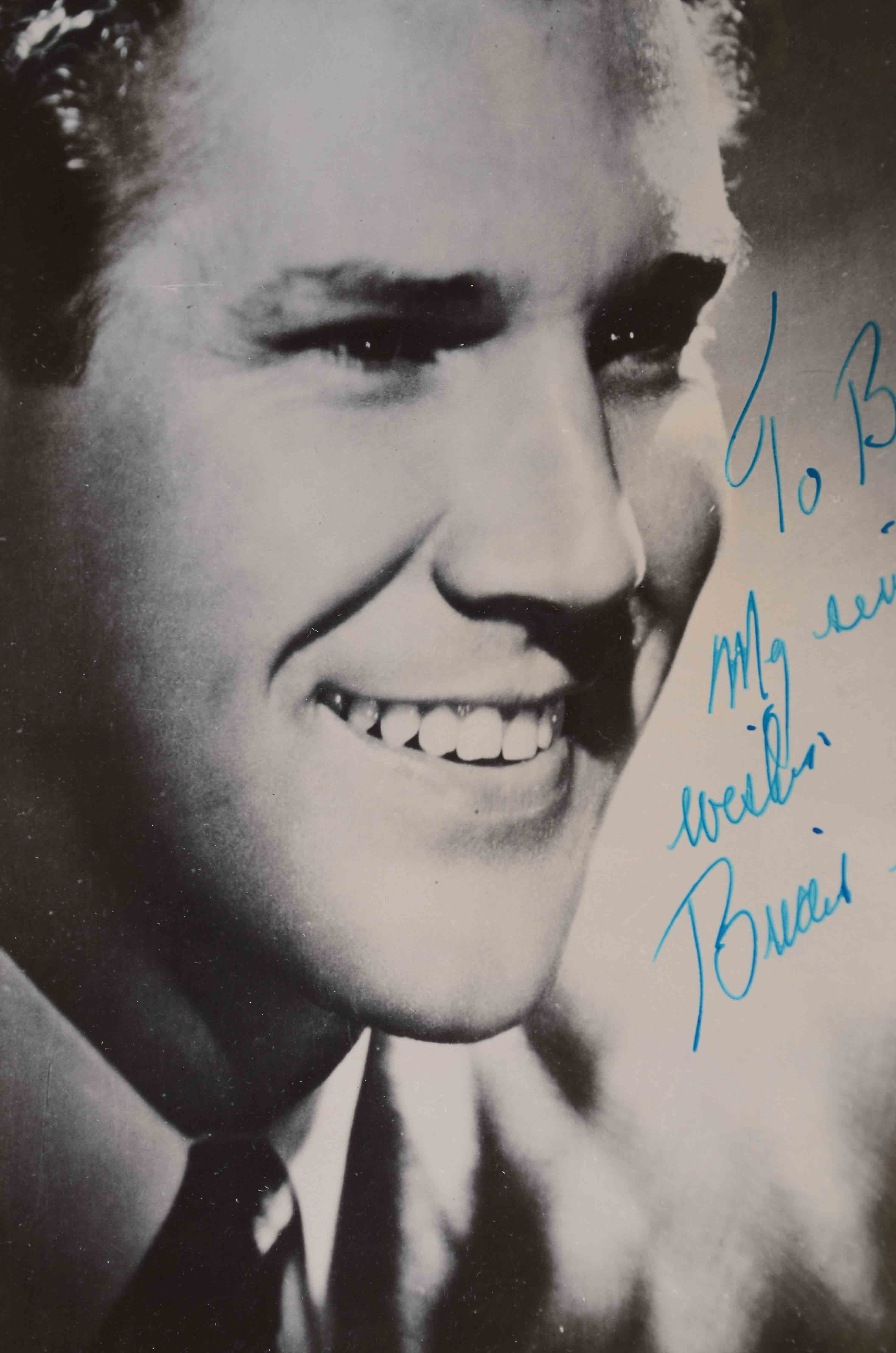 Signed Original Vintage Black and White Photograph of Brian Sullivan