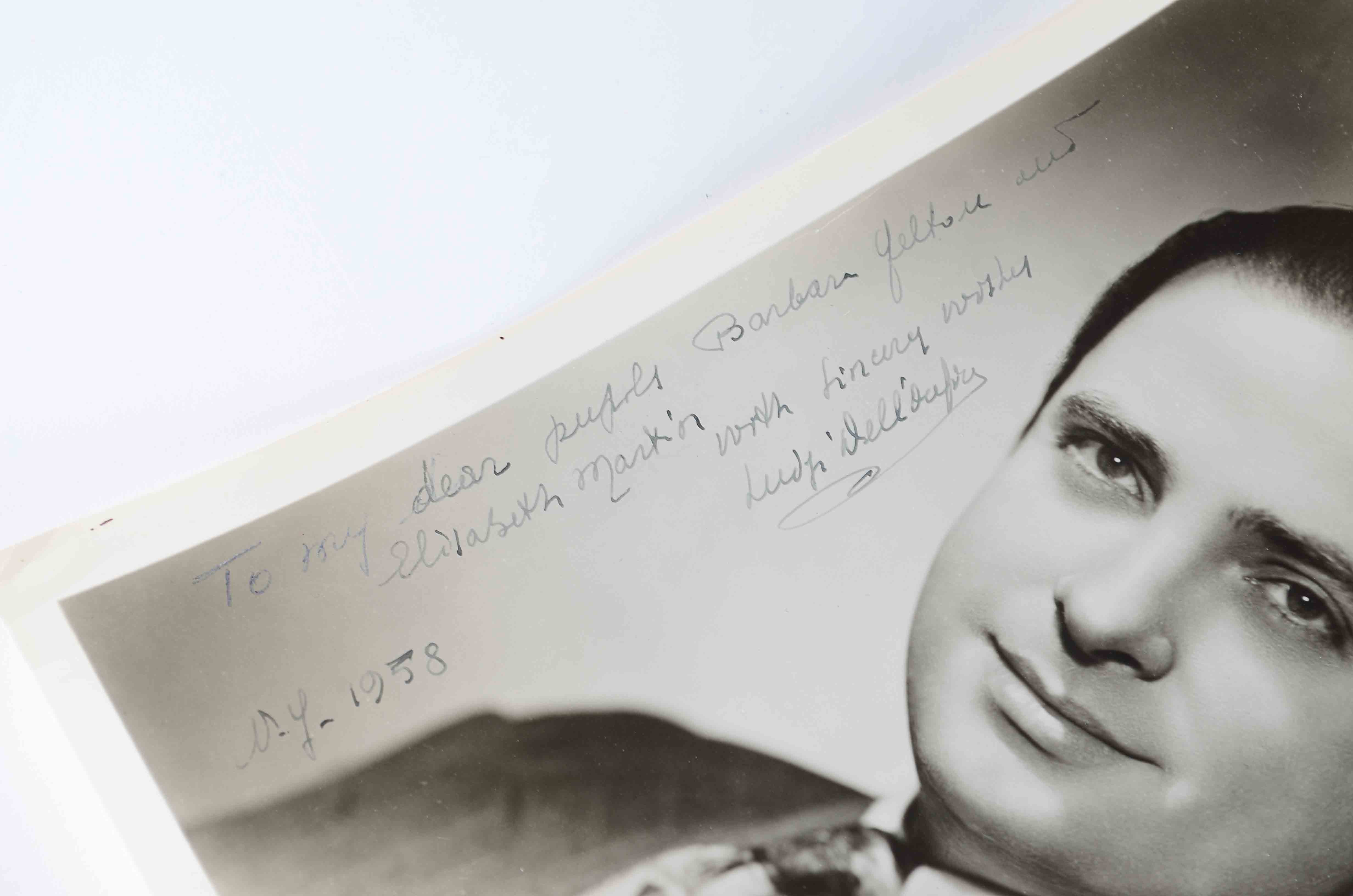 Signed Original Vintage Black and White Photograph of "Dell"