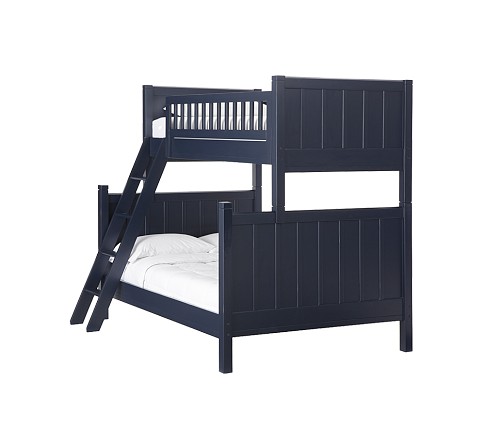Pottery Barn Kids 'Camp' Twin over Full Bunk Bed and Matching Night Stand