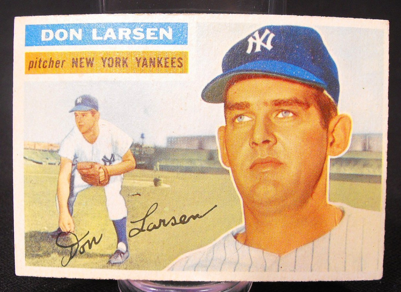 1956 Topps New York Yankees (4) Card Lot