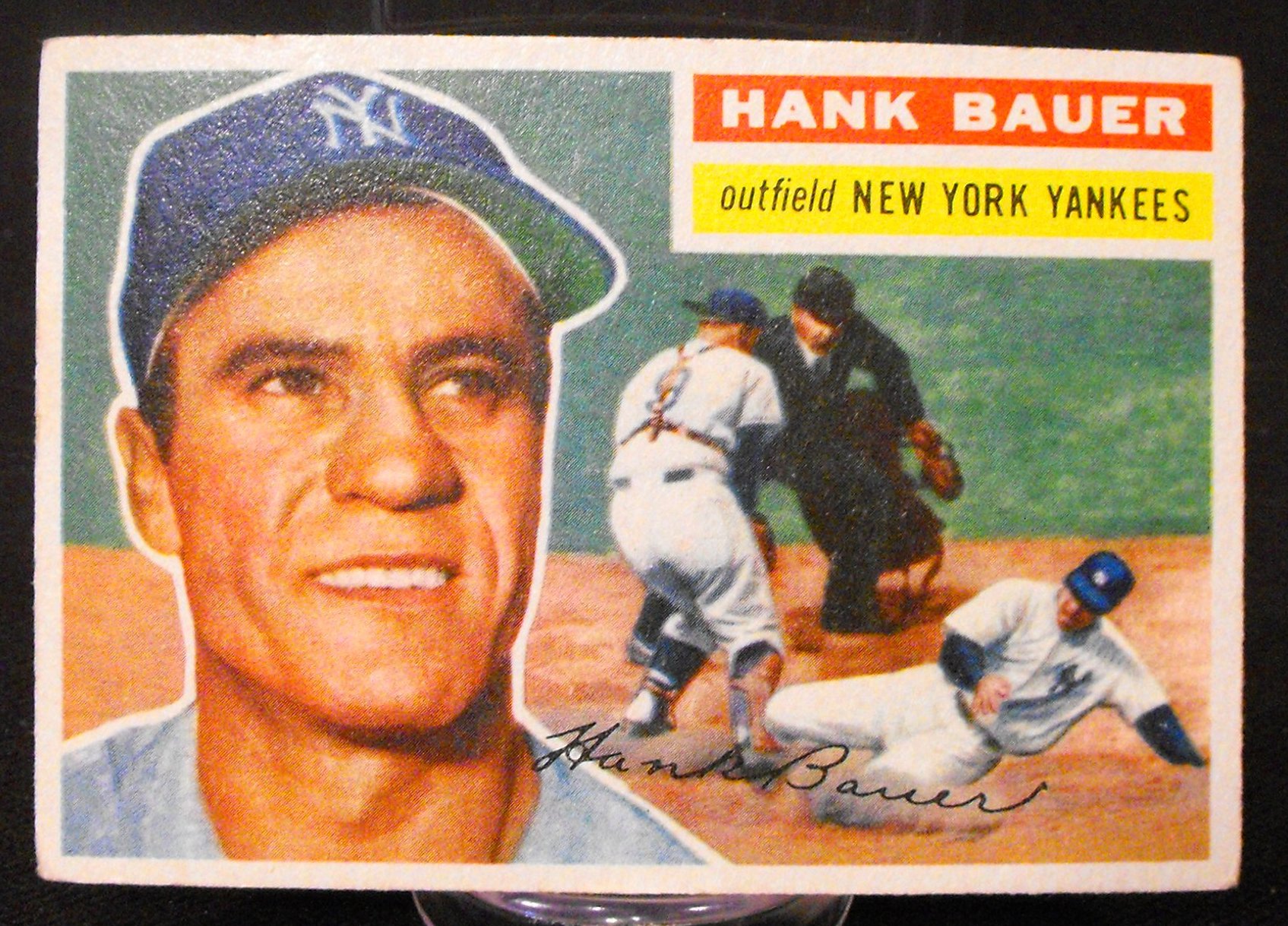 1956 Topps New York Yankees (4) Card Lot