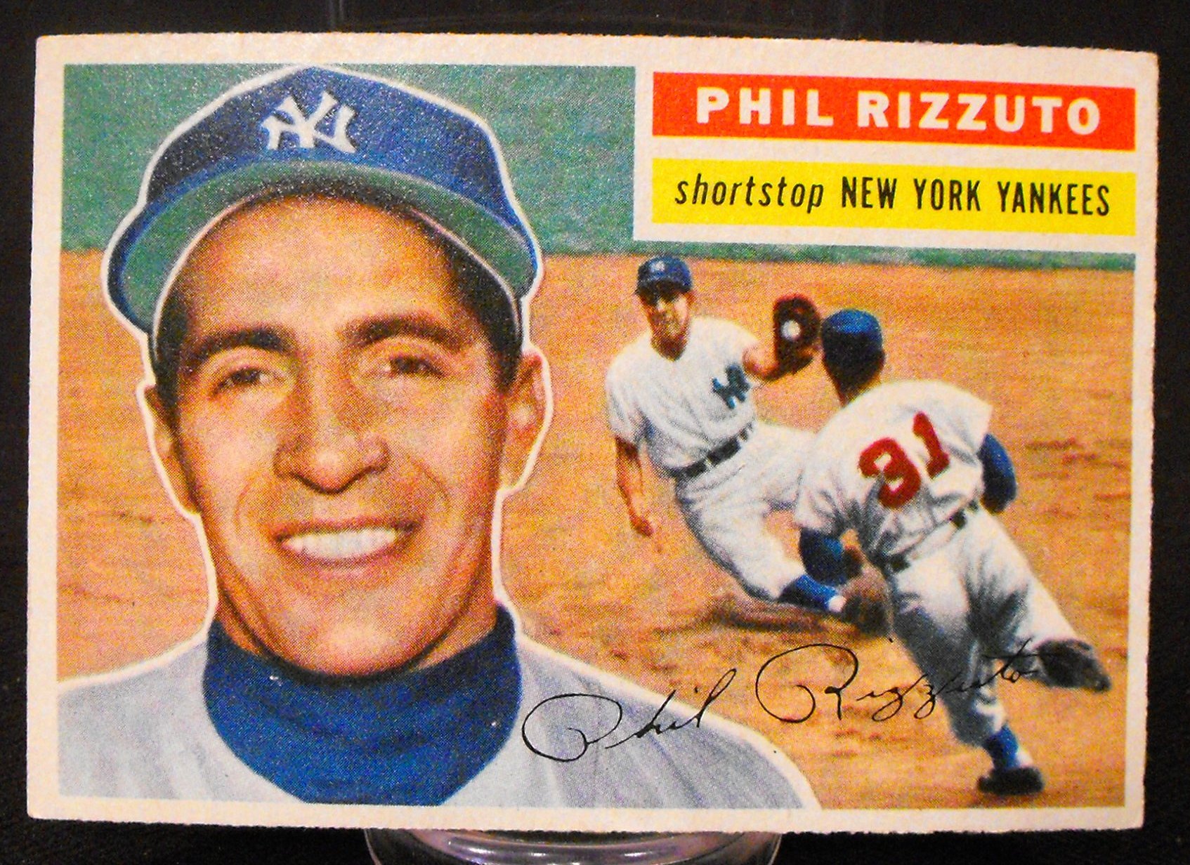 1956 Topps New York Yankees (4) Card Lot