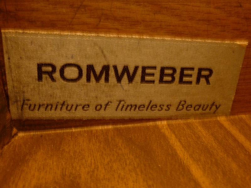 Pair of Mid Century Modern Romweber Side Tables