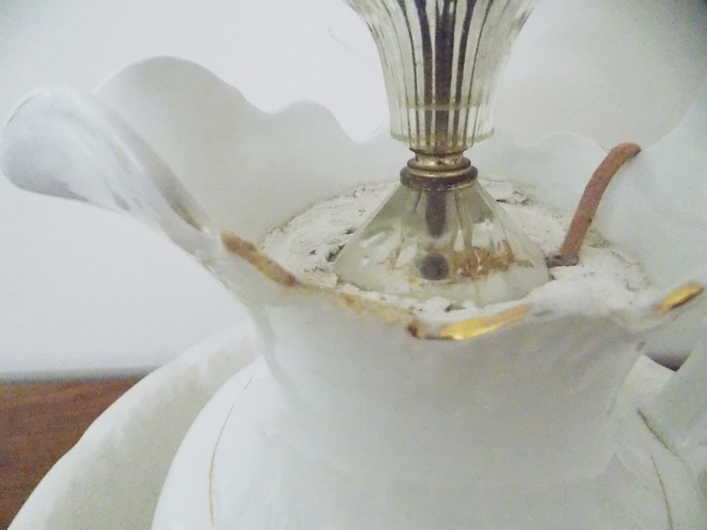 Wash Bowl and Pitcher Table Lamp