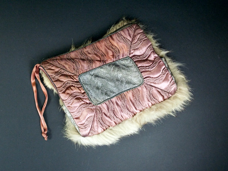 Vintage Fur Muff/Handbag