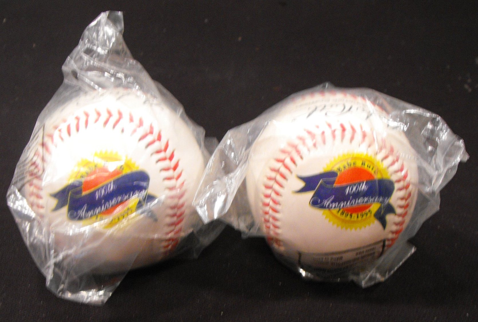 (4) HOF New York Yankees Replica Signed Baseballs Babe Ruth & Mickey Mantle 