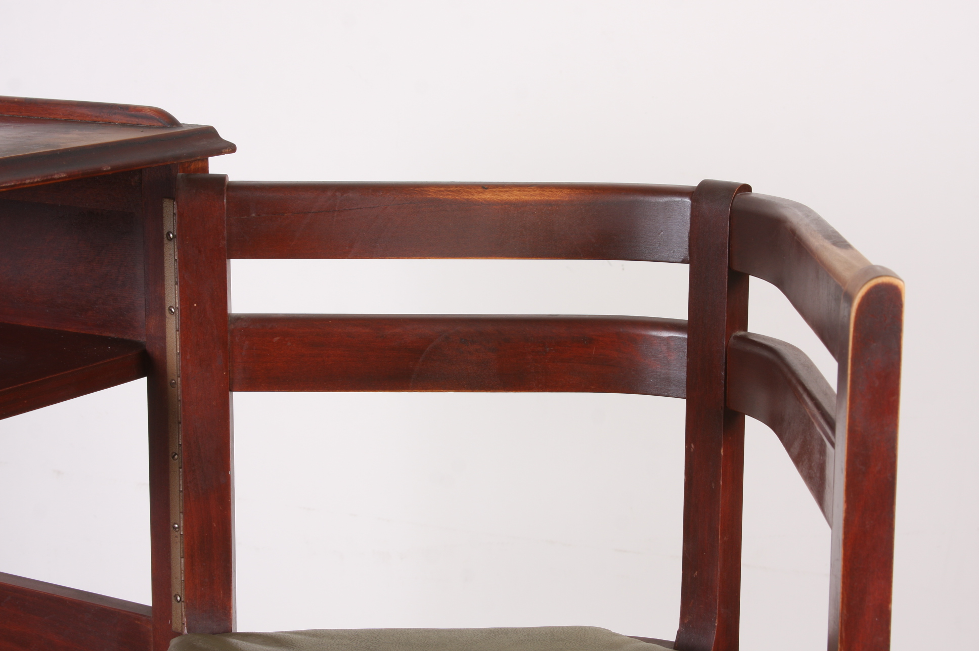 Small Mid Century Telephone Table with Swinging Chair