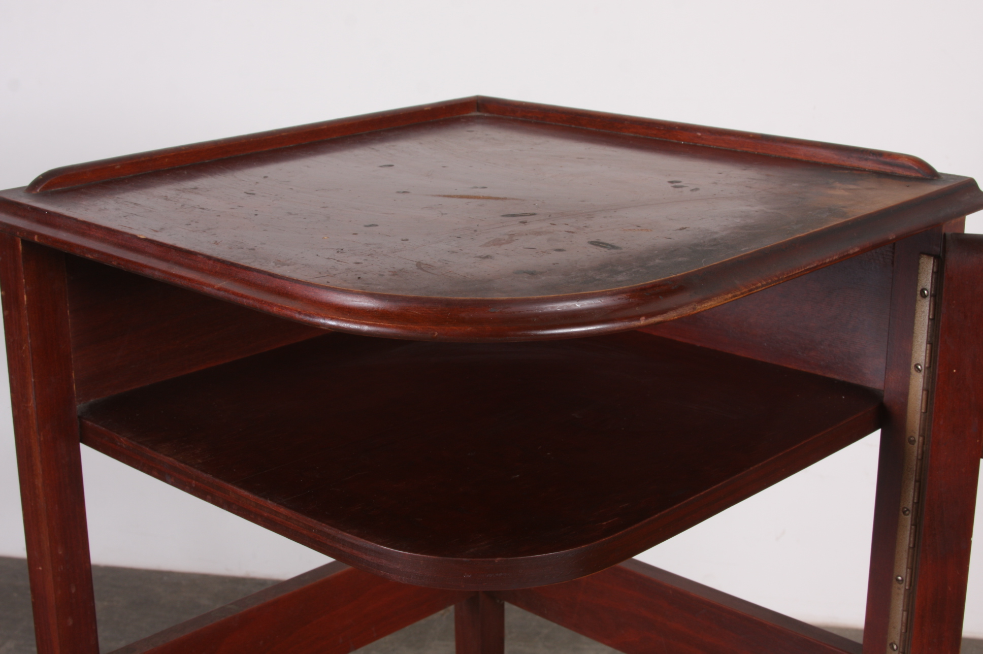 Small Mid Century Telephone Table with Swinging Chair