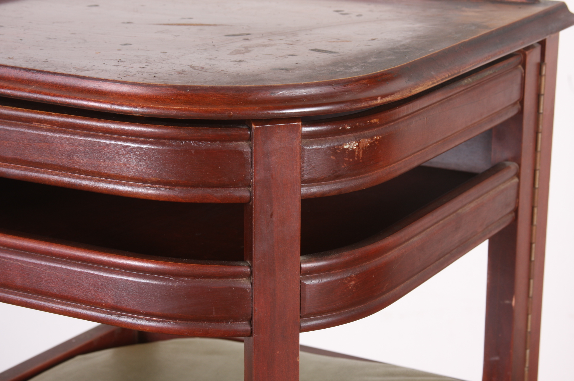 Small Mid Century Telephone Table with Swinging Chair