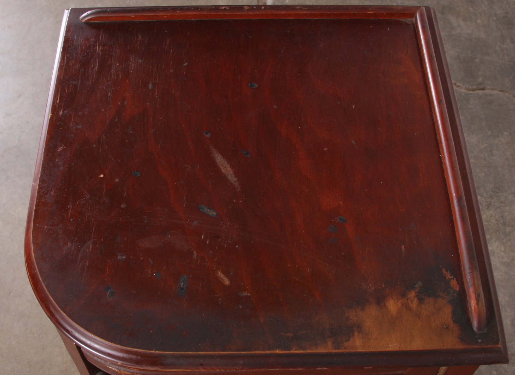 Small Mid Century Telephone Table with Swinging Chair