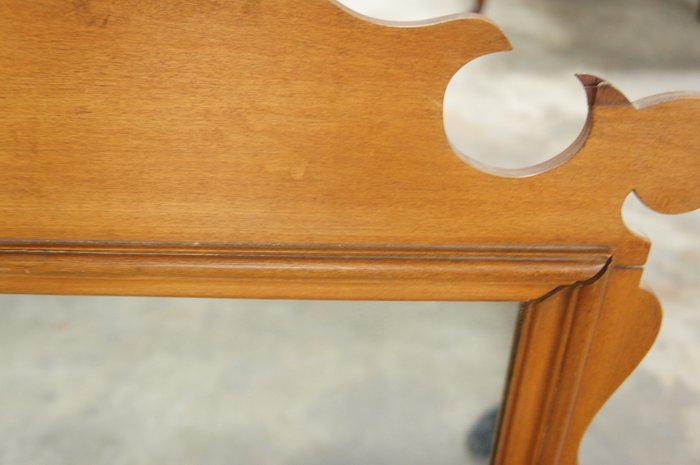 John Wanamaker Vintage Pine Wood Mirror