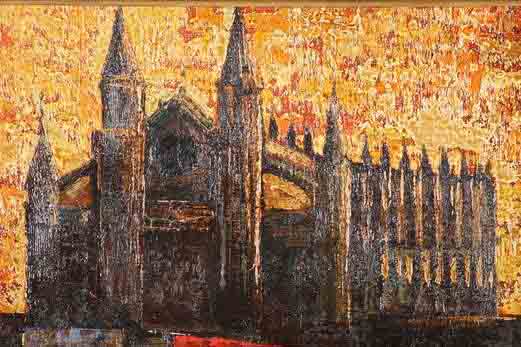 Original Oil on Canvas Signed F. Toro