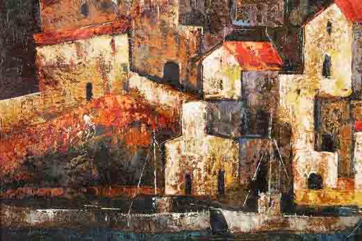 Original Oil on Canvas Signed F. Toro