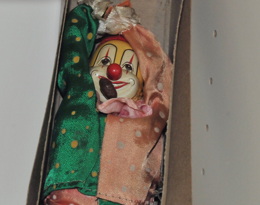 Vintage Fabric Clown 