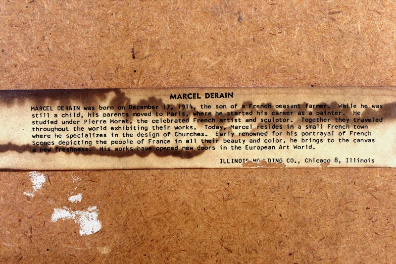 Reproduction Embossed Print by Artist Mazcel Dezain