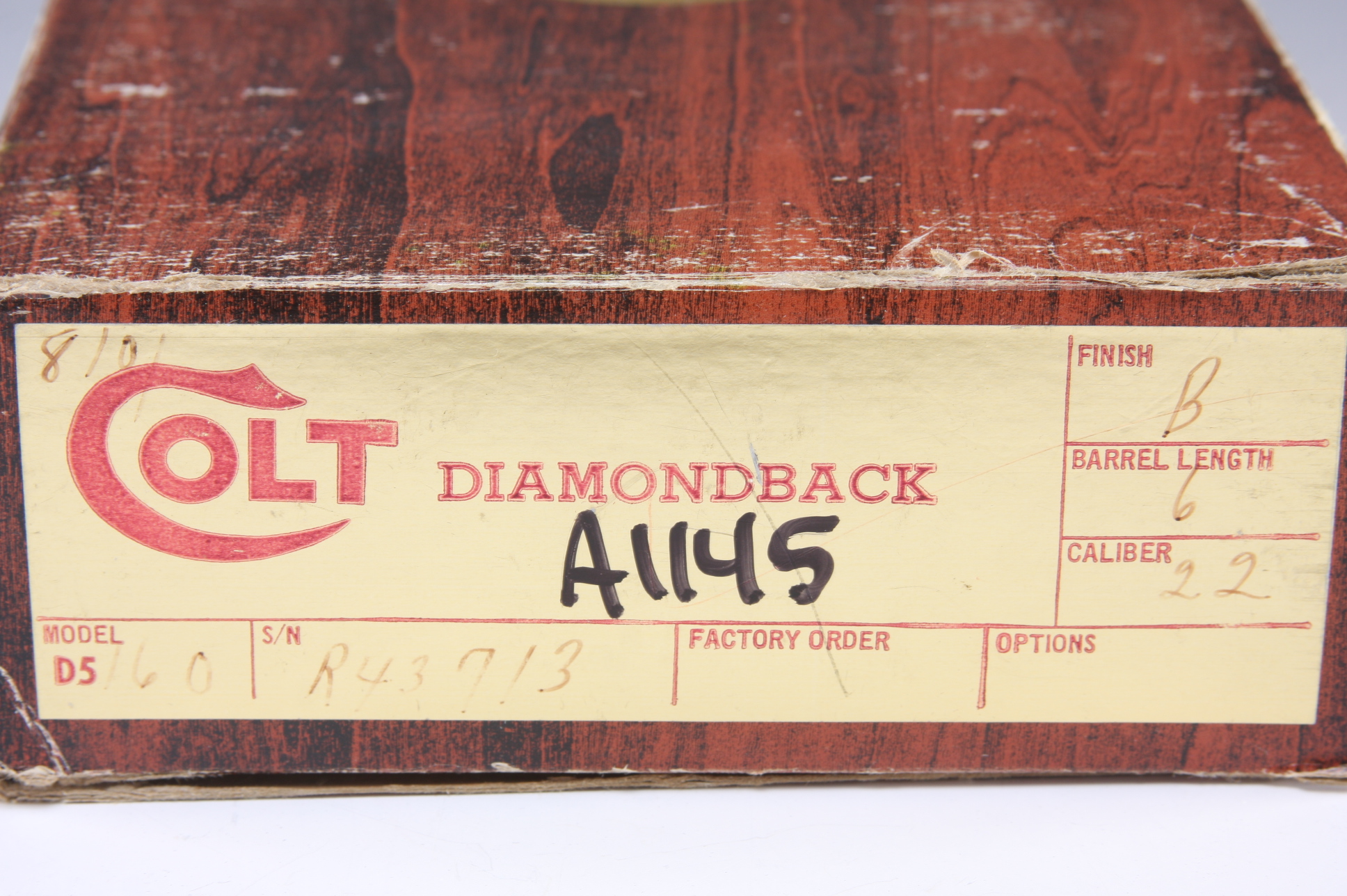 Colt .22 Diamondback Revolver