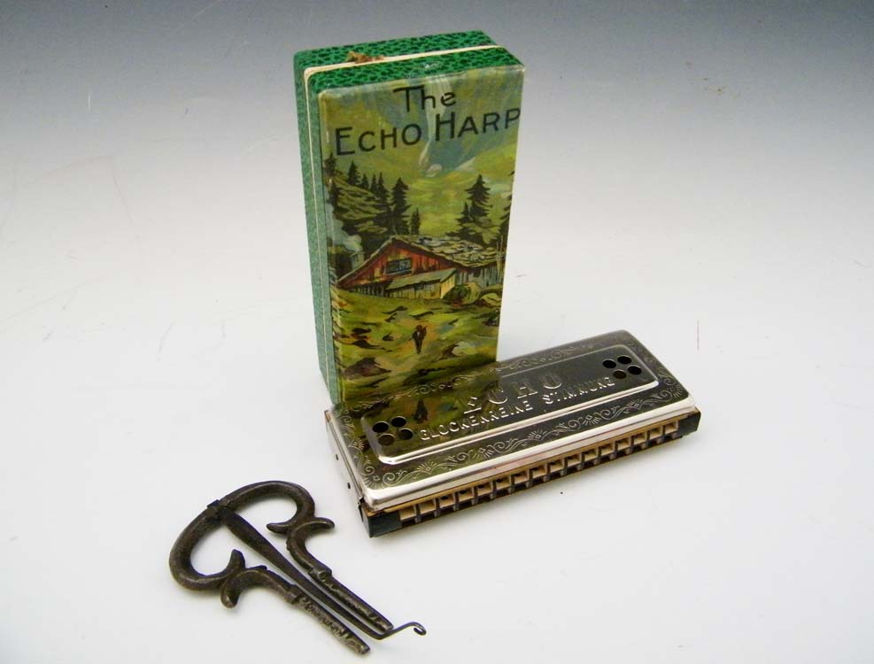 Vintage Hohner 'The Echo Harp' and Jaw Harp