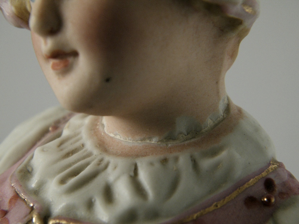 Antique German Bisque Figurine Pair