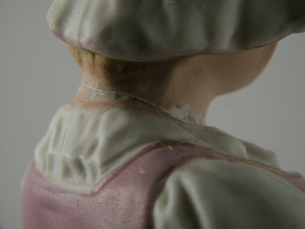 Antique German Bisque Figurine Pair