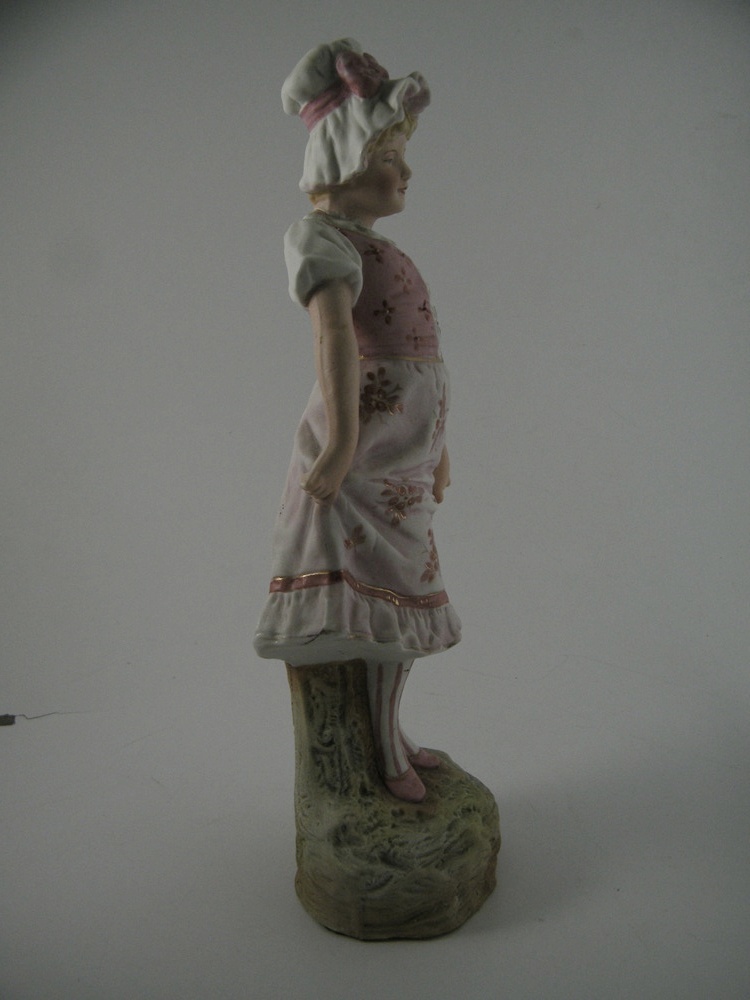 Antique German Bisque Figurine Pair