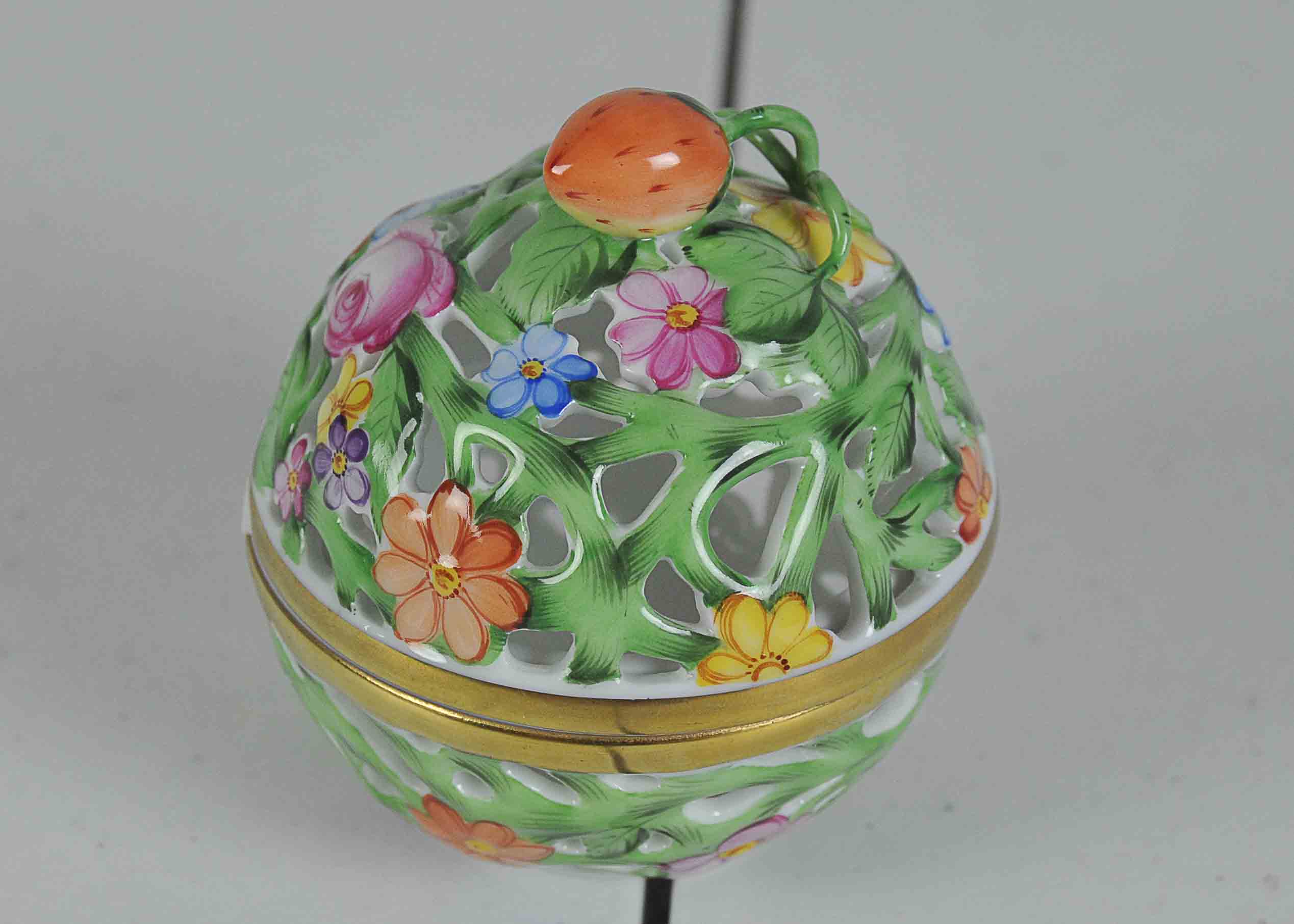 Cloisonne bulbous form bowl
