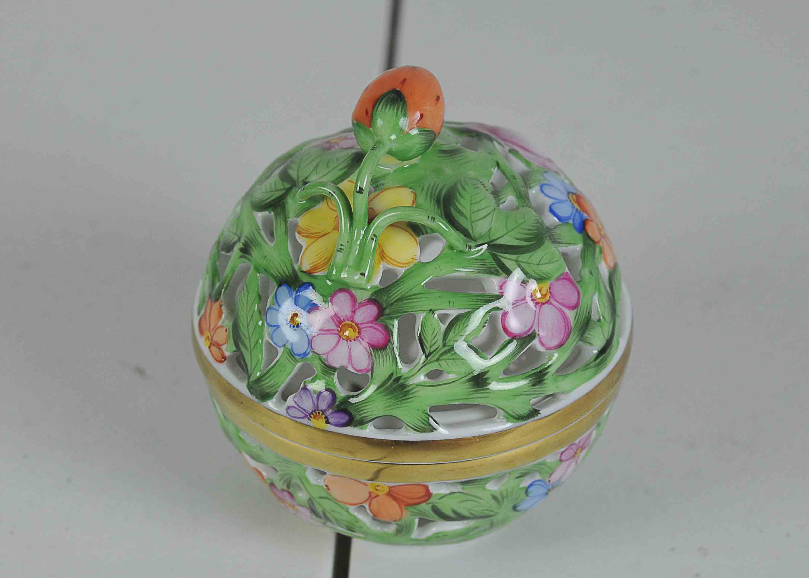 Cloisonne bulbous form bowl