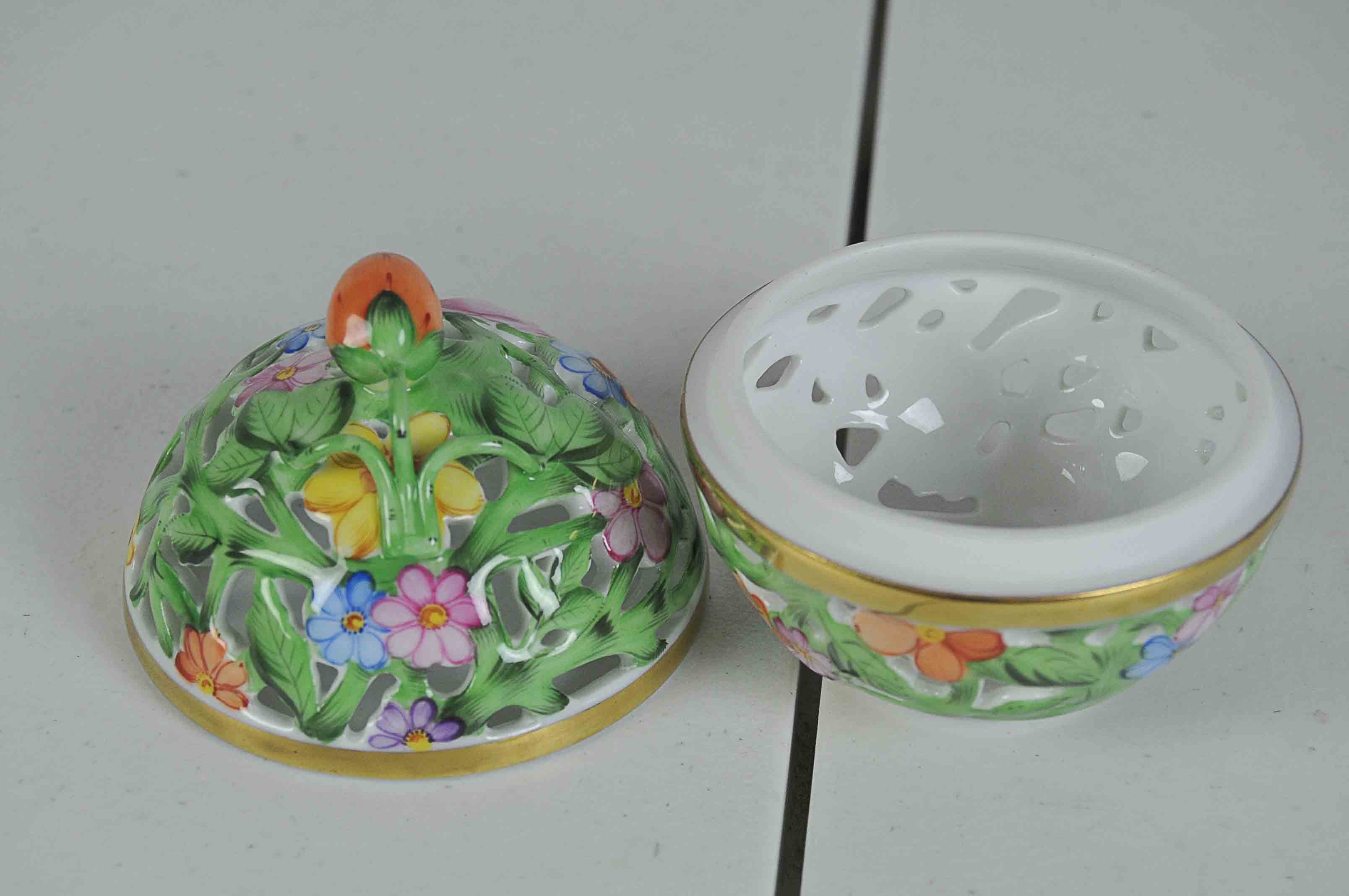 Cloisonne bulbous form bowl