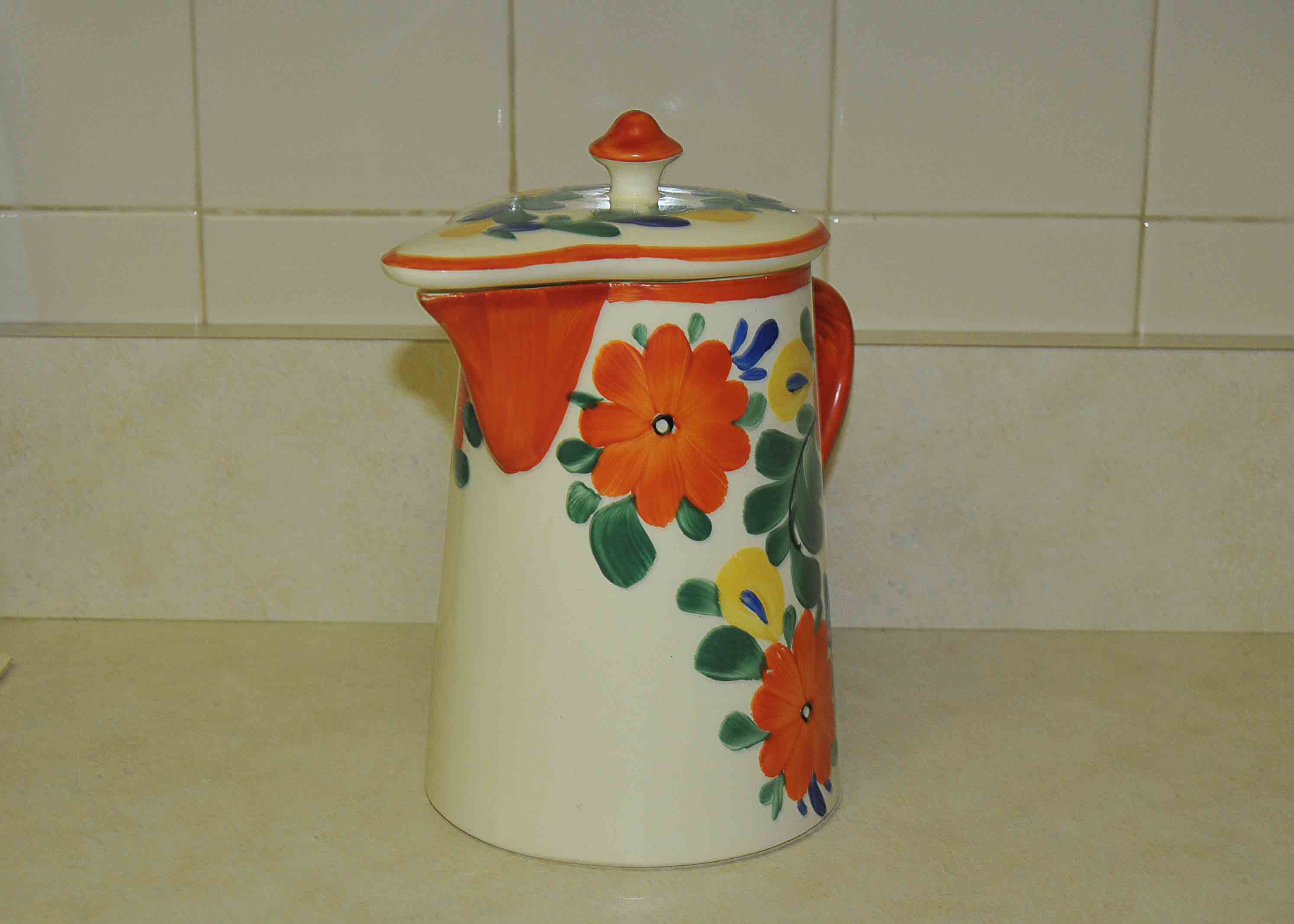 Czech Lidded Pitcher and Box