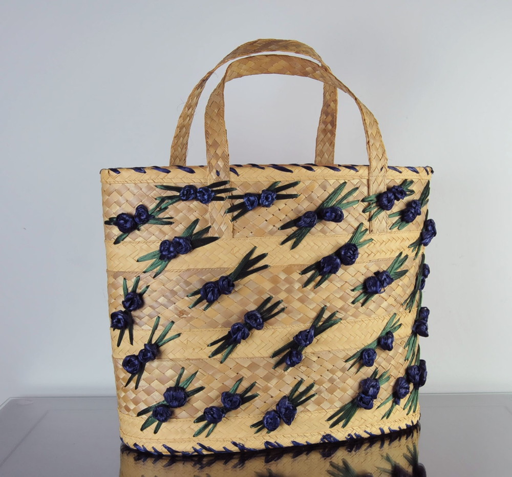 Ladies Handbag Vintage/Straw