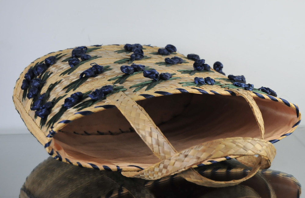 Ladies Handbag Vintage/Straw