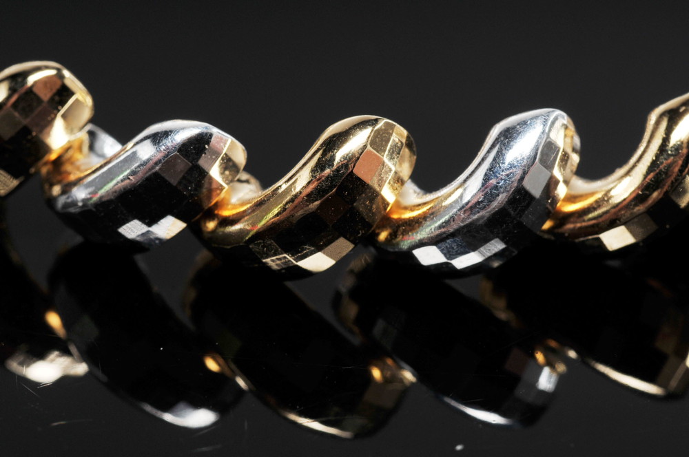 Milor Sterling Two Tone Bracelet