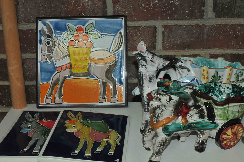 Donkey Pottery and Porcelain Lot