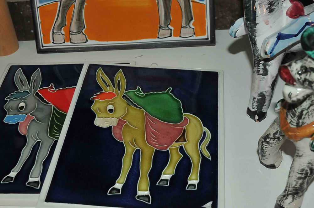 Donkey Pottery and Porcelain Lot