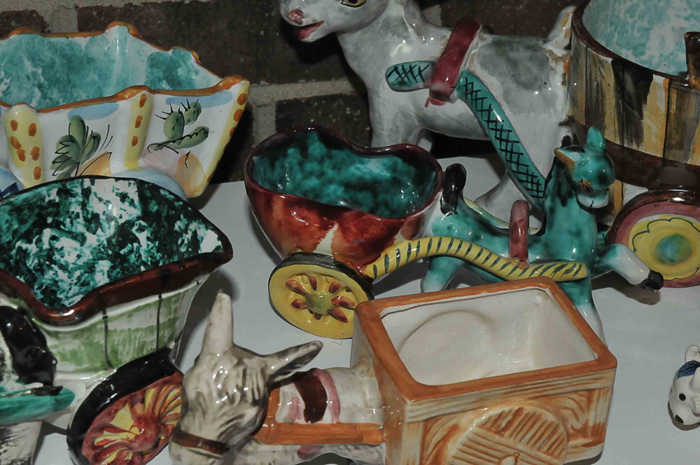 Donkey Pottery and Porcelain Lot