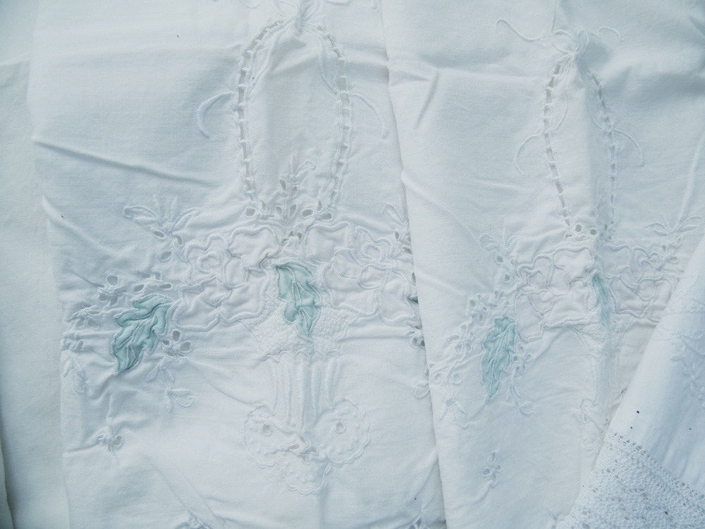 Vintage Embroidered Pillowcases