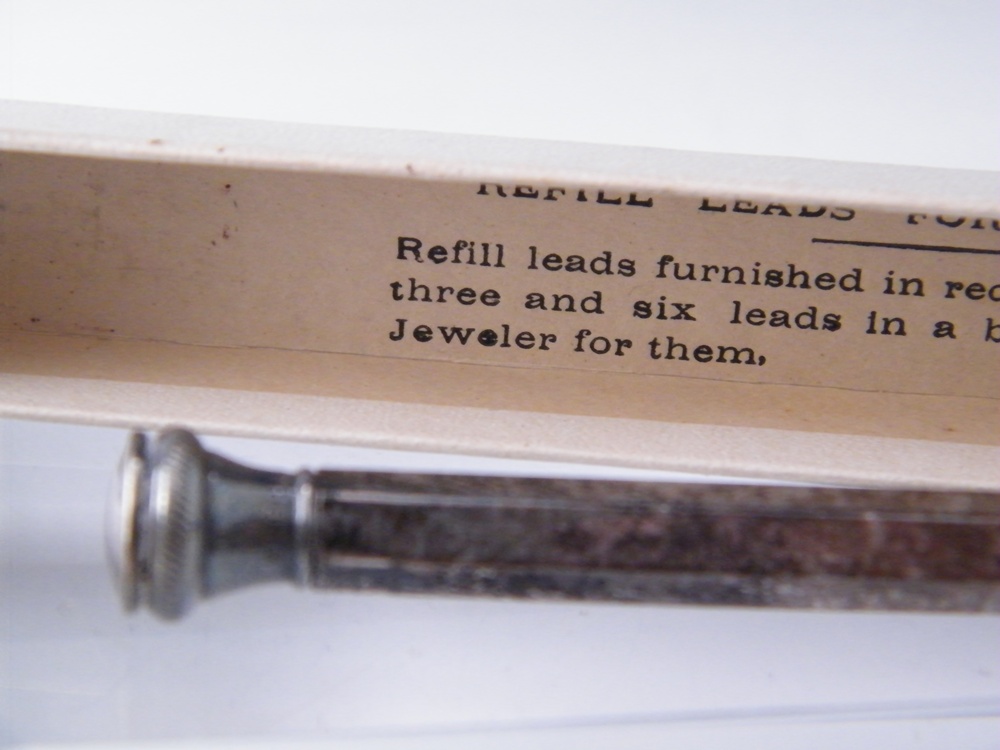 Vintage Sterling Silver Clutch Pencil