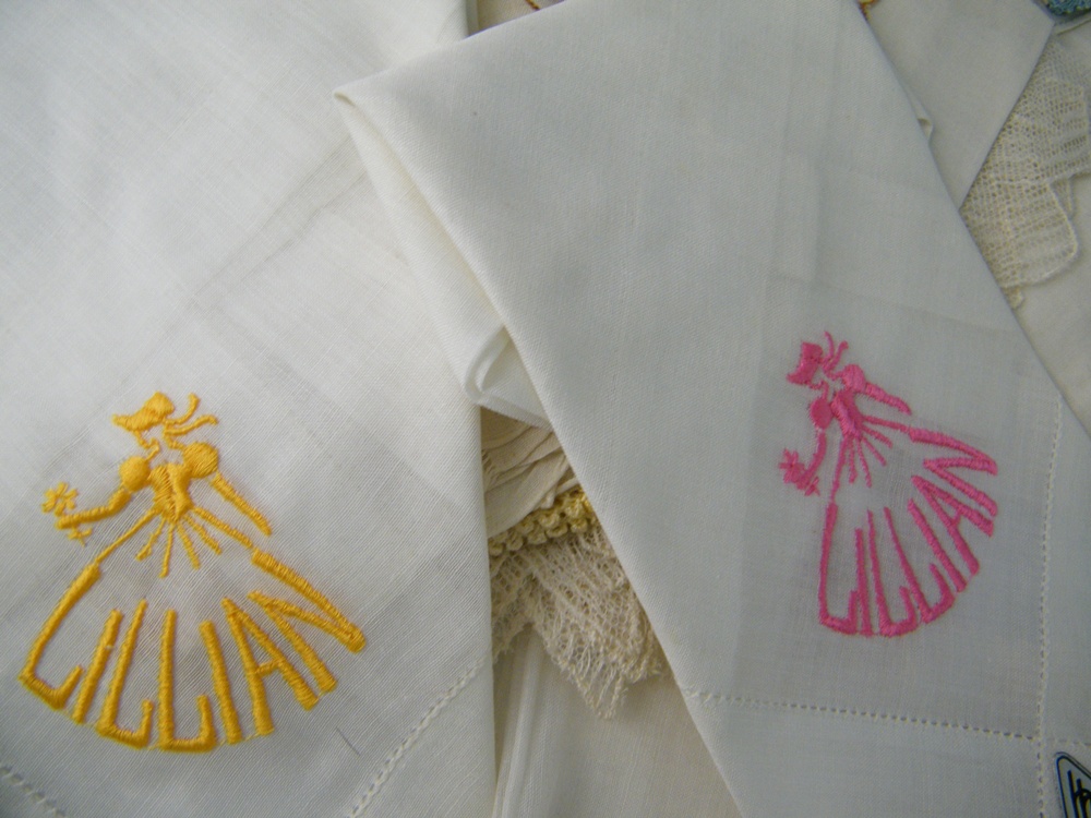 Vintage Fancy Embroidered Handkerchiefs