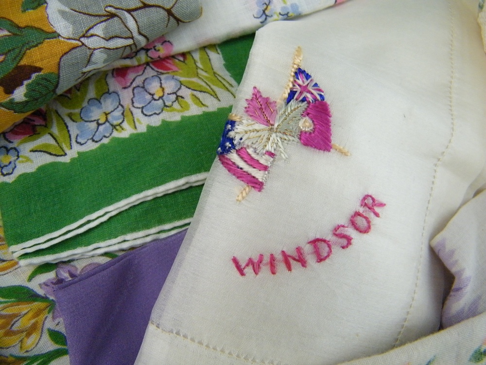 Vintage Floral Handkerchiefs