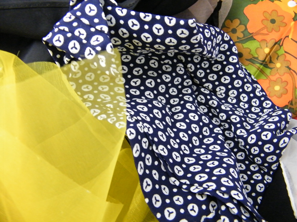 Vintage Silk and Rayon Scarves