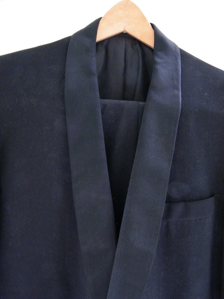 Vintage Wool Tuxedo with Cummerbund
