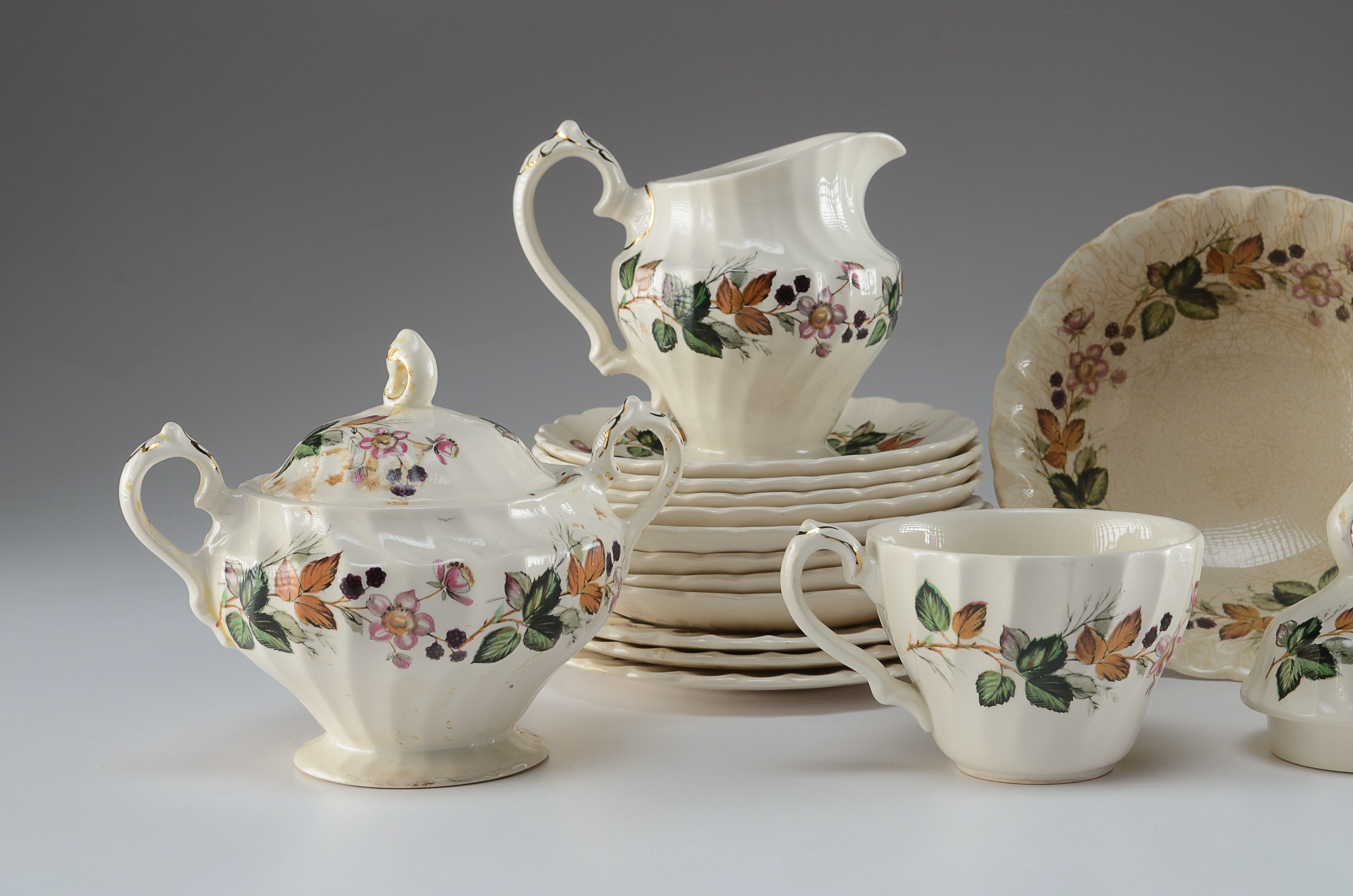 Vintage Myott Staffordshire Olde Chelsea Porcelain Pieces