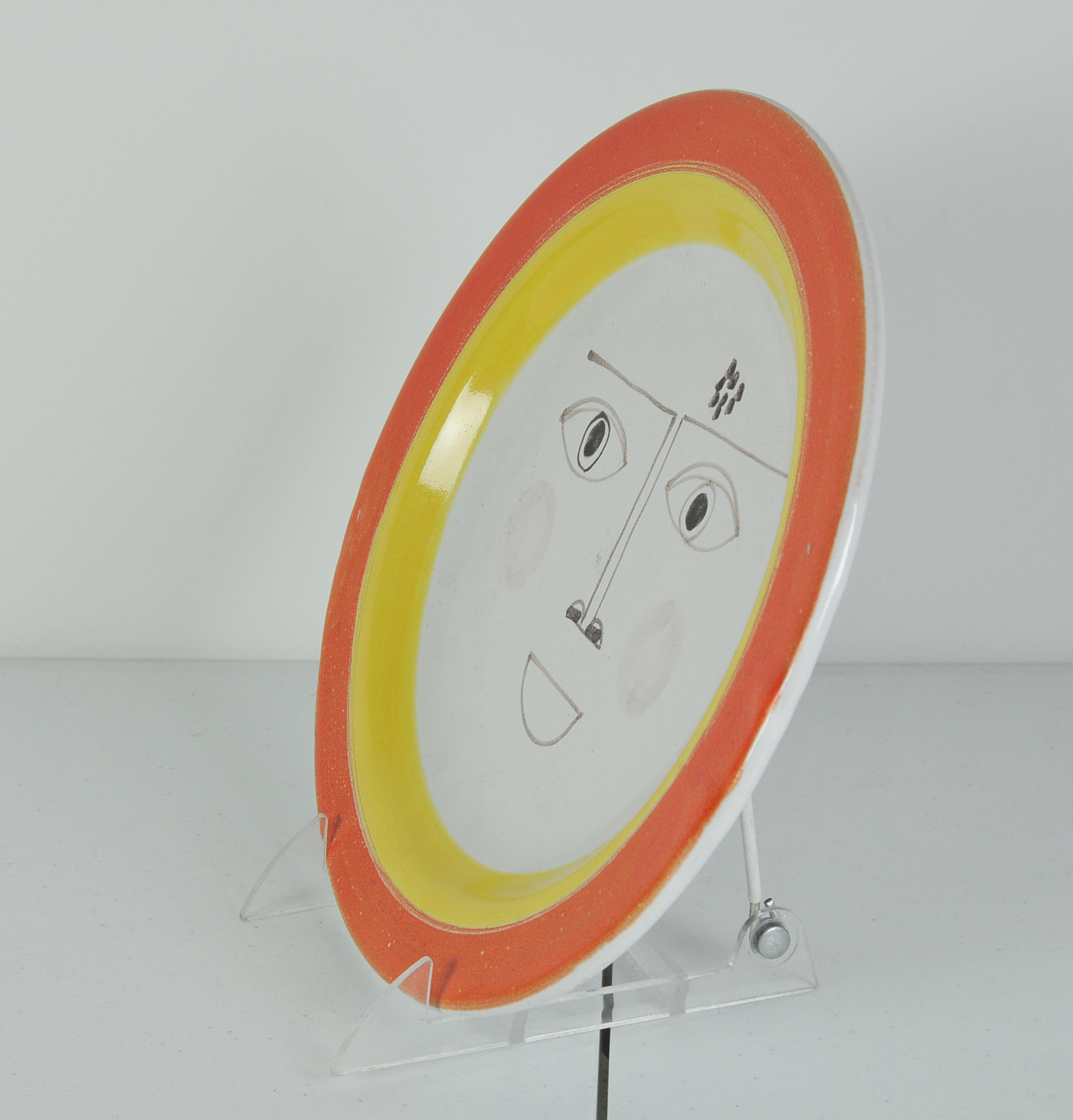 Vintage Pottery Plate By Desimone