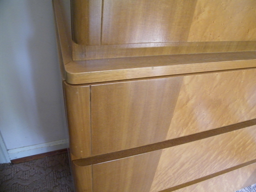 Mid Century R Way Blonde Five-Drawer Dresser